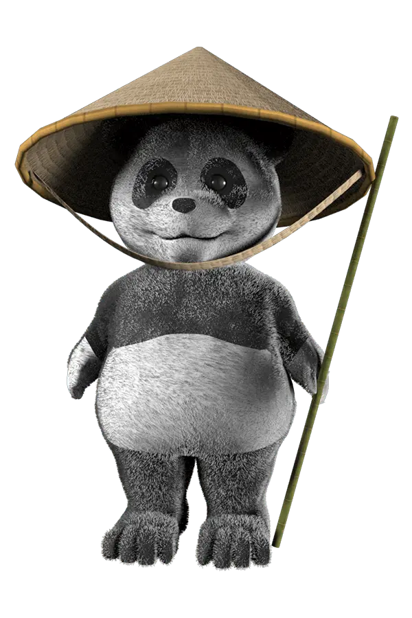 El panda zen de Flip